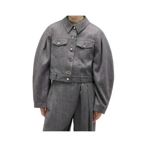 Pinstripe Pattern Jacket