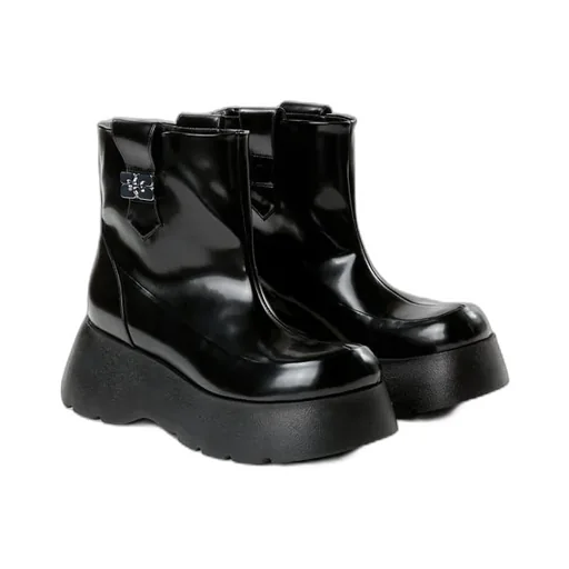 Buckle Platform Boots