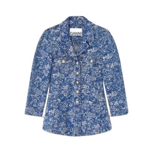 Tapestry Denim Blazer