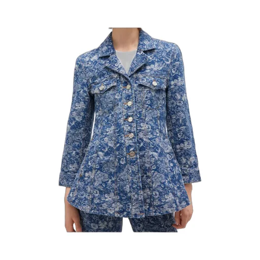 Tapestry Denim Blazer