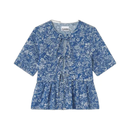 Tapestry Peplum Blouse