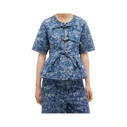 Tapestry Peplum Blouse