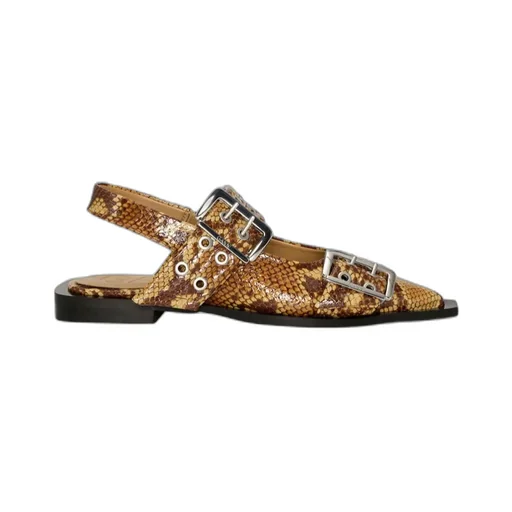 Feminine Buckle Ballerinas