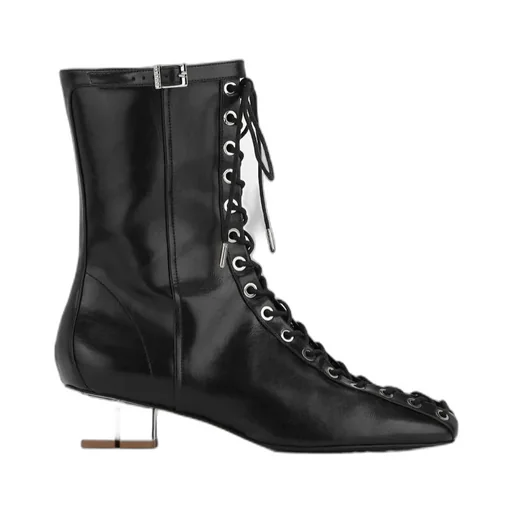 Oleatex Eyelets Lace-Up Ankle Boot