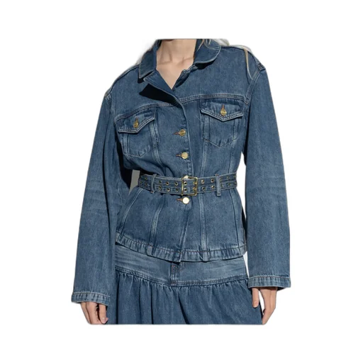 Belted Denim Jacket
