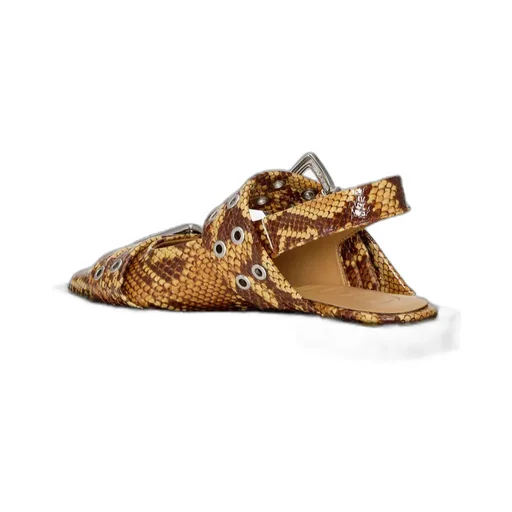 Feminine Buckle Ballerinas