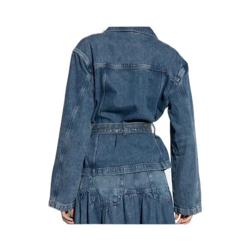 Belted Denim Jacket