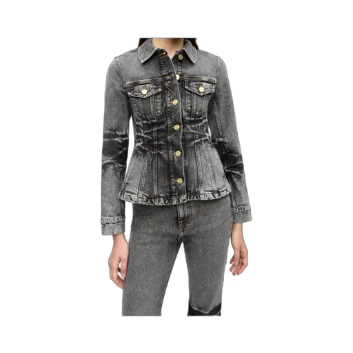 Fitted Waist Denim Jacket