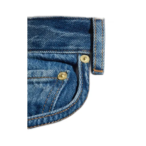 Panelled Midi Denim Skirt