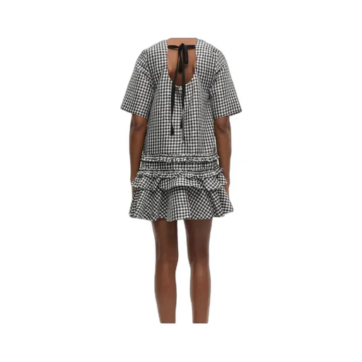 Checked Mini Dress