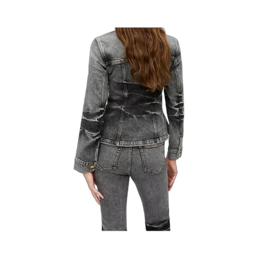 Fitted Waist Denim Jacket