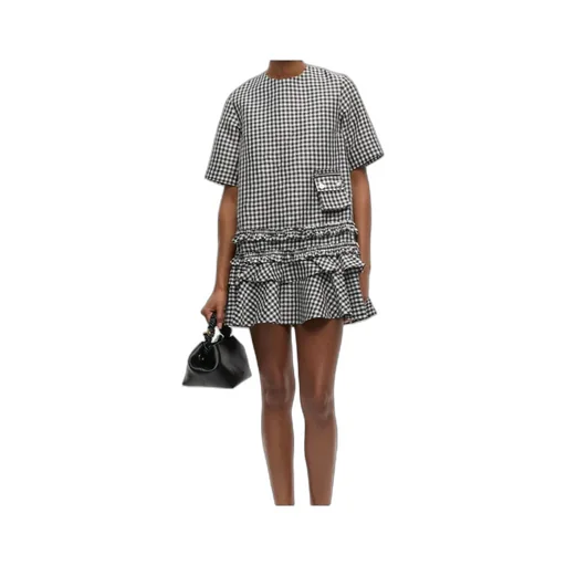 Checked Mini Dress