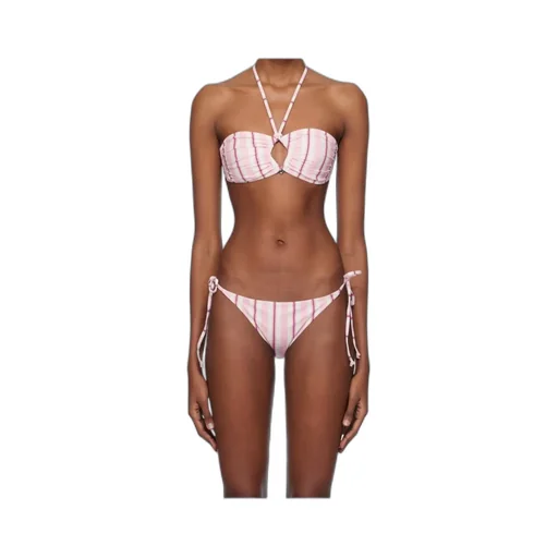Striped Bikini Top