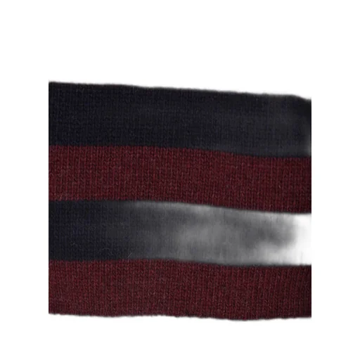 Logo Intarsia Striped Knitted Jumper