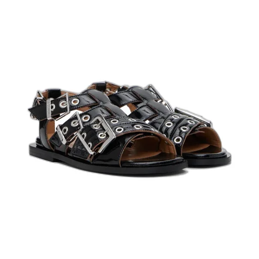 Eyelet Detailing Sandals