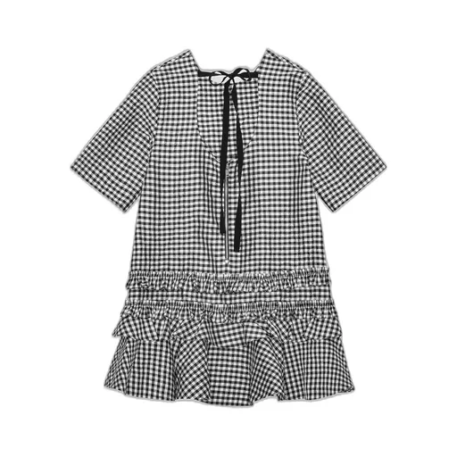 Checked Mini Dress