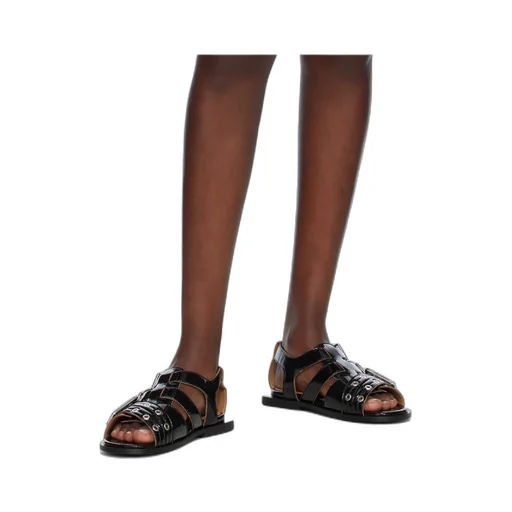 Eyelet Detailing Sandals