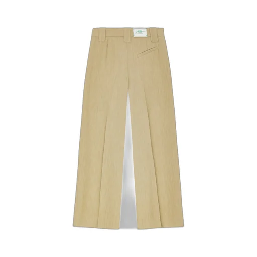 Twill Suiting Mid Waist Trousers
