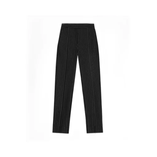 Stripe Mid Waist Trousers