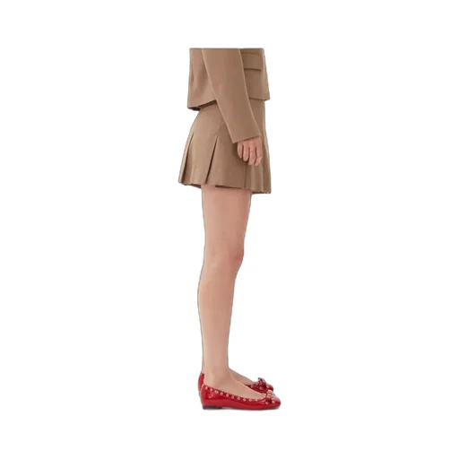 Eyelet Bow Ballerinas