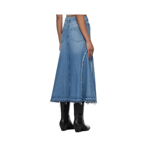 Flared Denim Skirt