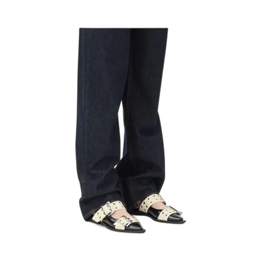 Feminine Buckle Ballerinas