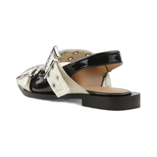 Feminine Buckle Ballerinas