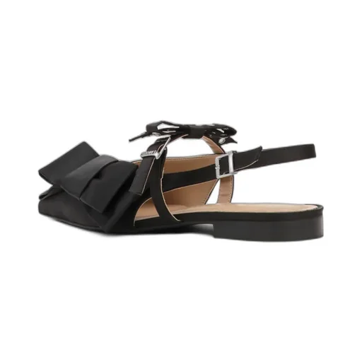 Big Bow Slingback Flat Shoes