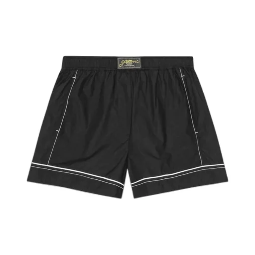 Logo Patch Poplin Shorts
