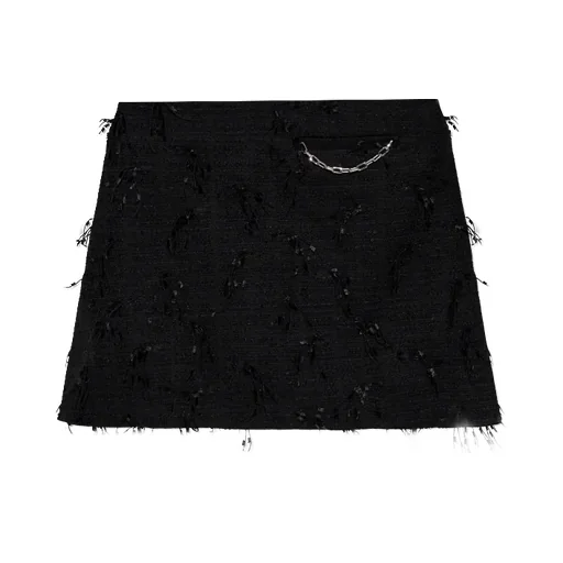 Skirt With Decorative Finish
