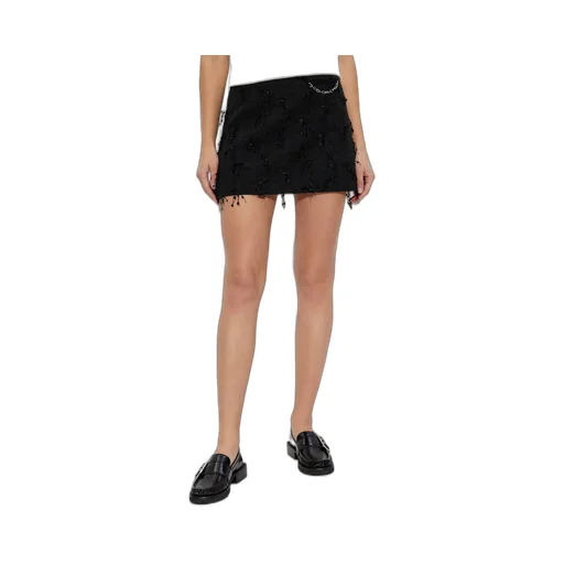 Skirt With Decorative Finish