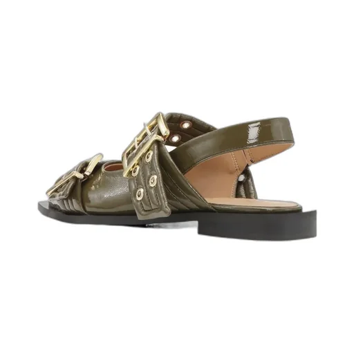 Feminine Buckle Ballerinas