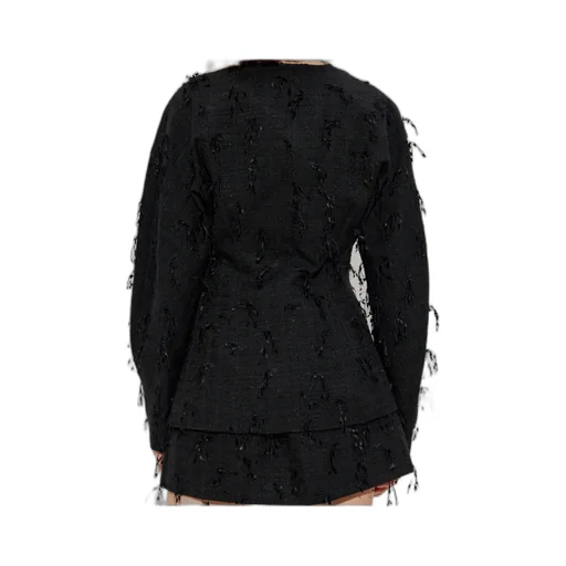Blazer With Decorative Trim