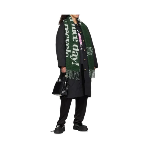 Wool Scarf With Logo