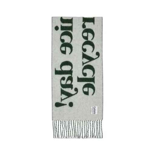 Wool Scarf With Logo