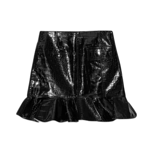 Future Leather Mini Skirt