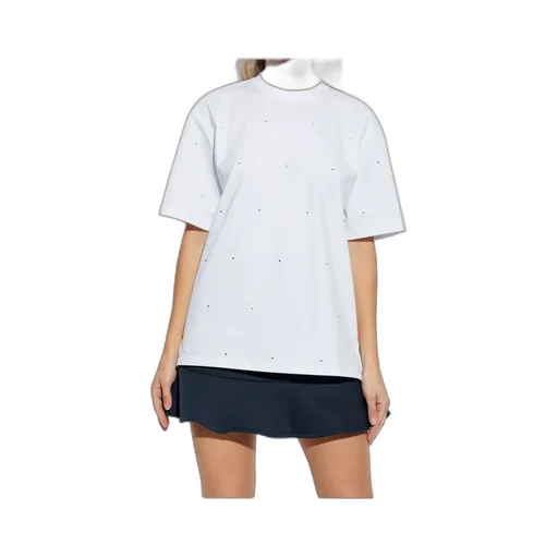 T-Shirt With Shimmering Appliques