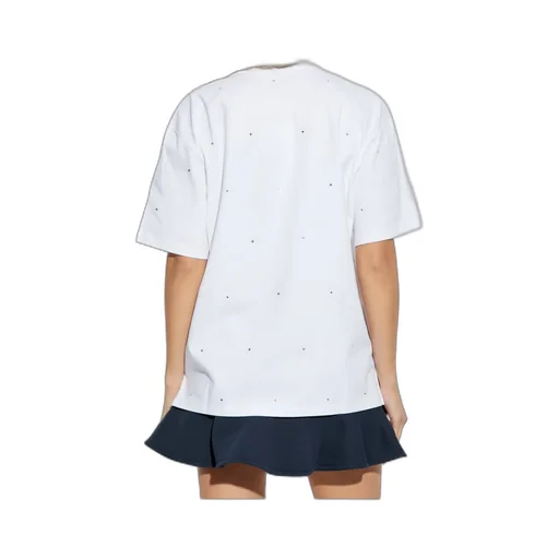 T-Shirt With Shimmering Appliques