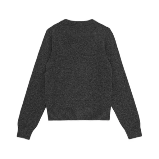 Sweater With Colorful Bear Motif