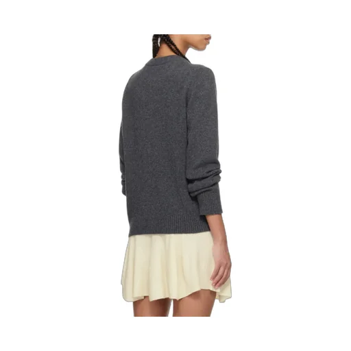 Sweater With Colorful Bear Motif