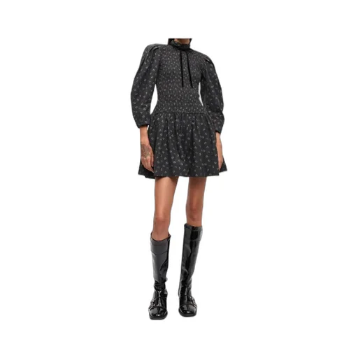 Floral Printed Ruffled Mini Dress