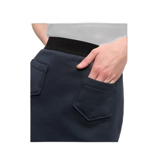 Elastic Waistband Mini Skirt