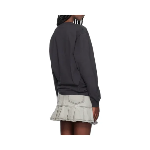 Rose Printed Long-Sleeved Sweatshirt