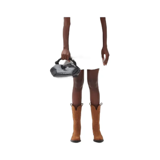 Mid Shaft Embroidered Western Boots