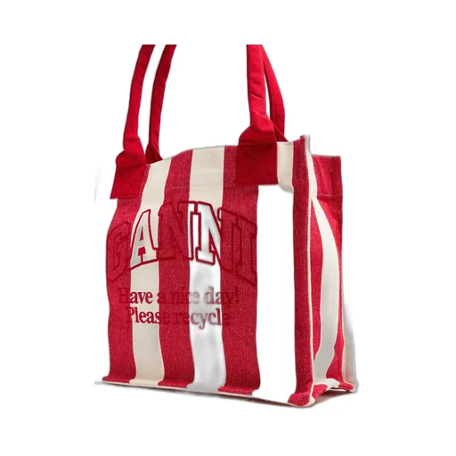 Red Striped Easy Shopper Large