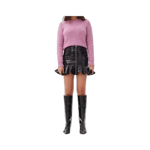 Future Leather Mini Skirt