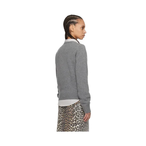 Crewneck Intarsia-Knit Jumper