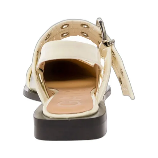 Pointed Buckles Ballet Flats