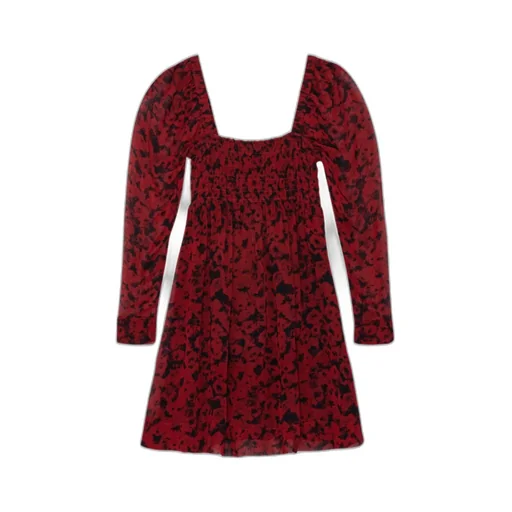 Printed Georgette Mini Dress