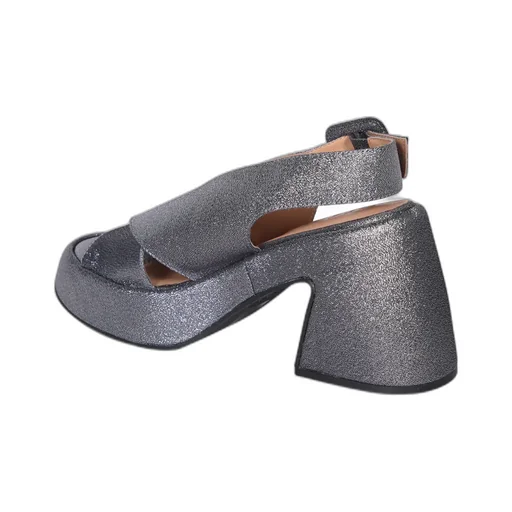 Glitter Crossover Strap Sandals